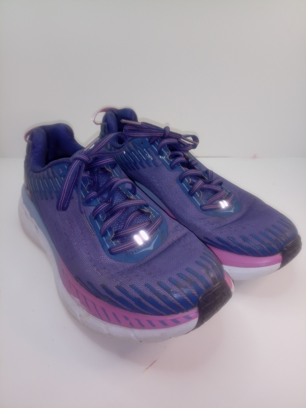 Hoka One One Purple and Pink Women's Athletic Running Shoes Sz 8